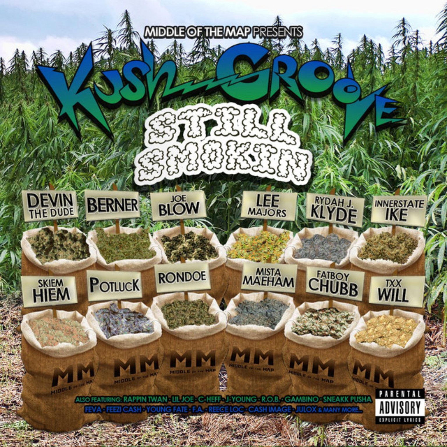 Unmodified original cover artwork for Kush Groove – Still Smokin